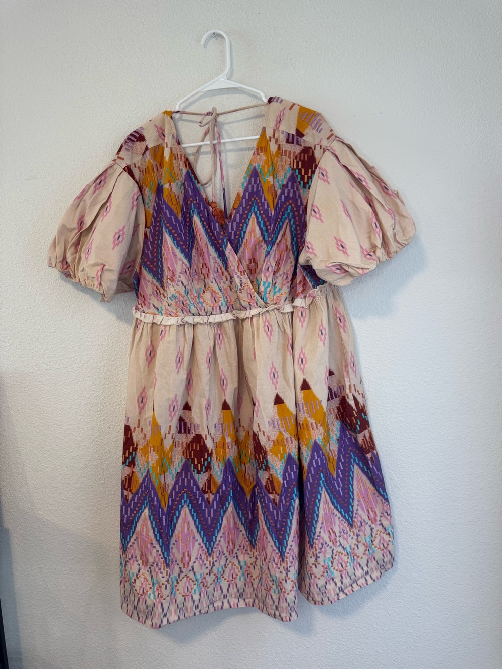 Anthropologie Not So Serious Abstract Embroidered Mini Dress 2X - Picture 4 of 13